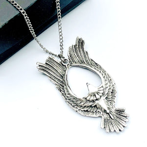 Flying Eagle Charm Necklace