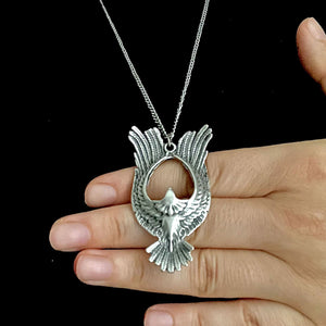 Flying Eagle Charm Necklace