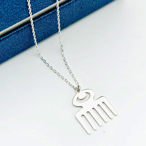 Duafe Adinkra Symbol Necklace