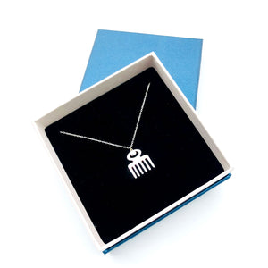 Duafe Adinkra Symbol Necklace