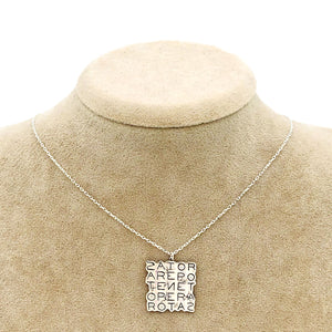 SATOR Square Necklace