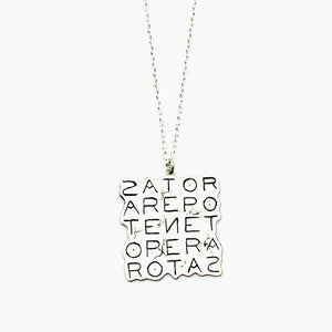 SATOR Square Necklace