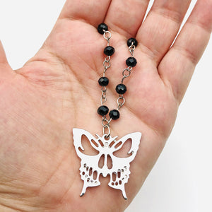 Skull Butterfly Necklace