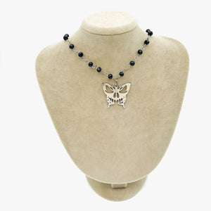 Skull Butterfly Necklace