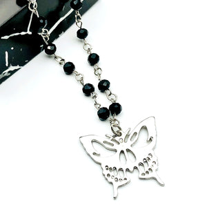 Skull Butterfly Necklace