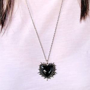 Vampire Heart Necklace