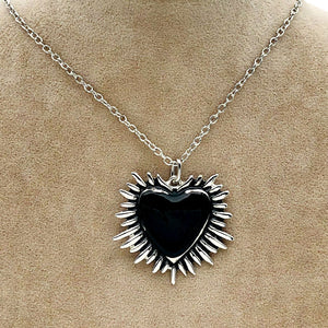 Vampire Heart Necklace