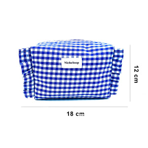 Sugar Babe Blue Mini Makeup Bag
