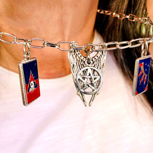 Angel Tarot Protective Pentacle Necklace