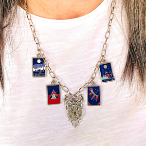Angel Tarot Protective Pentacle Necklace