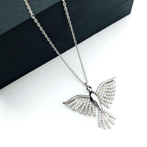 Mockingbird Necklace with zircon