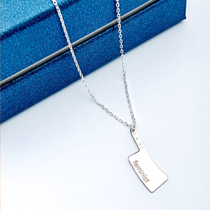 925 Sterling Silver Feminist Necklace