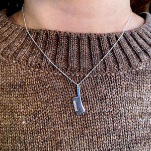 925 Sterling Silver Feminist Necklace