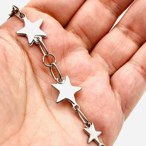 Y2K Star Choker Chain Necklace